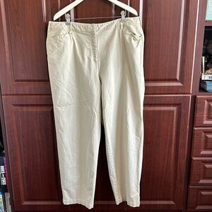 Talbots khaki pants with stretch